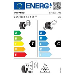 COOPER DISCOVERER AT3 SPORT 2 OWL 255/70R16 111T OWL kaina ir informacija | Vasarinės padangos | pigu.lt