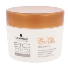 Plaukų kaukė Schwarzkopf BC Cell Perfector Q10 Time Restore Treatment, 200ml kaina ir informacija | Priemonės plaukų stiprinimui | pigu.lt