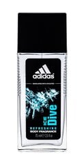 Purškiamas dezodorantas Adidas Ice Dive vyrams 75 ml kaina ir informacija | Parfumuota kosmetika vyrams | pigu.lt