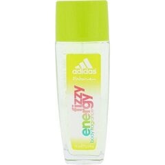 Дезодорант Adidas Fizzy Energy 24h для женщин, 75 мл цена и информация | Женская парфюмированная косметика | pigu.lt