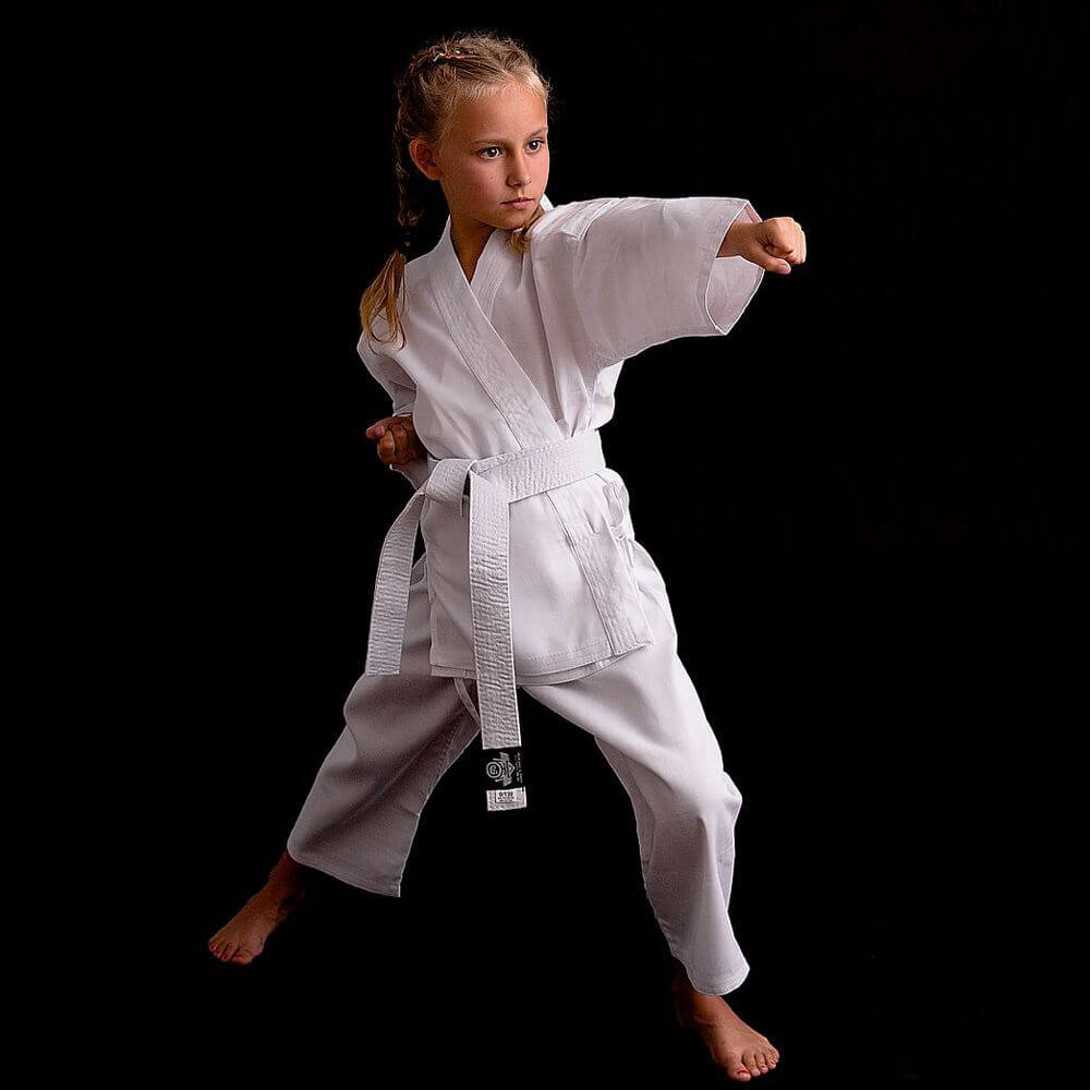 Karate kimono 120cm Junior kaina ir informacija | Kovos menai | pigu.lt