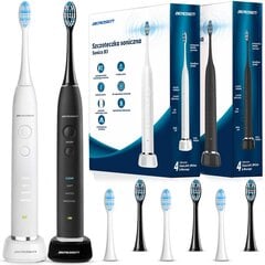 Набор зубных щеток Sonica B3, бело-черный цена и информация | Электрические зубные щетки | pigu.lt