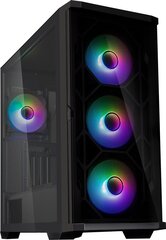 Zalman Z10 DUO, Midi Tower, PC, Black, ATX, Mini-ATX цена и информация | Корпуса | pigu.lt