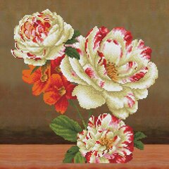 Deimantinė mozaika Camellia Lilly Bouquet, 45x45 cm kaina ir informacija | Deimantinės mozaikos | pigu.lt