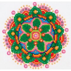 Deimantinė mozaika Flower Mandala, 25,40x20,30 cm kaina ir informacija | Deimantinės mozaikos | pigu.lt