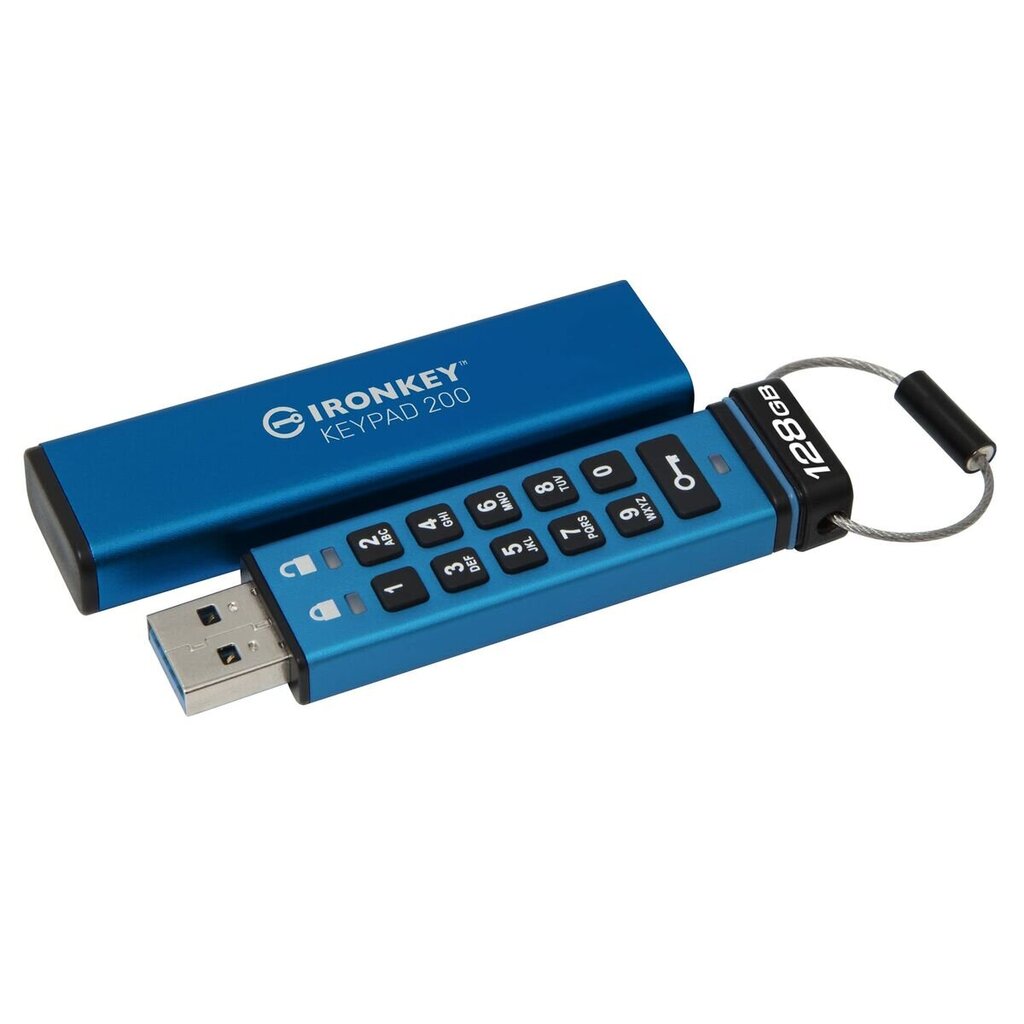 Kingston Ironkey 128GB USB 3.2 цена и информация | USB laikmenos | pigu.lt
