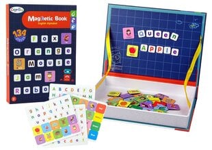 Magnetinė dėlionių knyga Lean Toys Anglų abėcėlės paveikslėliai kaina ir informacija | Lavinamieji žaislai | pigu.lt