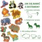 Edukacinis magnetų rinkinys Magdum Zoo, 20 vnt. kaina ir informacija | Lavinamieji žaislai | pigu.lt