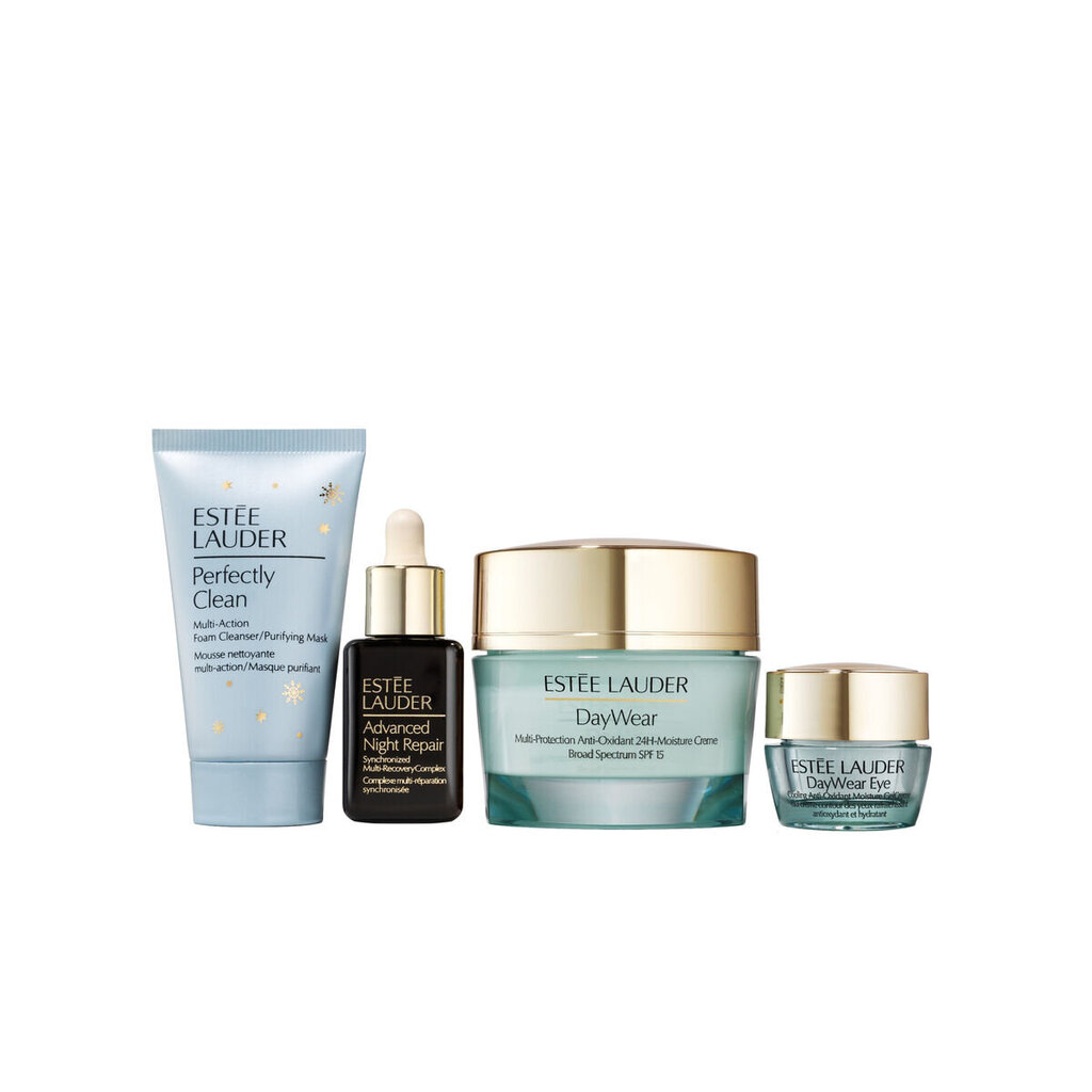 Rinkinys Estee Lauder DayWear Multi-Protection Anti-Oxidant 24H-Moisture: kremas, 50 ml + paakių kremas, 5 ml + serumas, 15 ml + kaukė, 30 ml kaina ir informacija | Veido kremai | pigu.lt