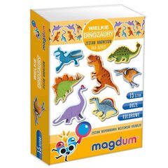 Magnetukų rinkinys Big Dinosaurs MV 6032-06 kaina ir informacija | Lavinamieji žaislai | pigu.lt