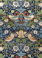 Kilimas Morris & Co Strawberry Thief Indigo 027708 170x240 cm