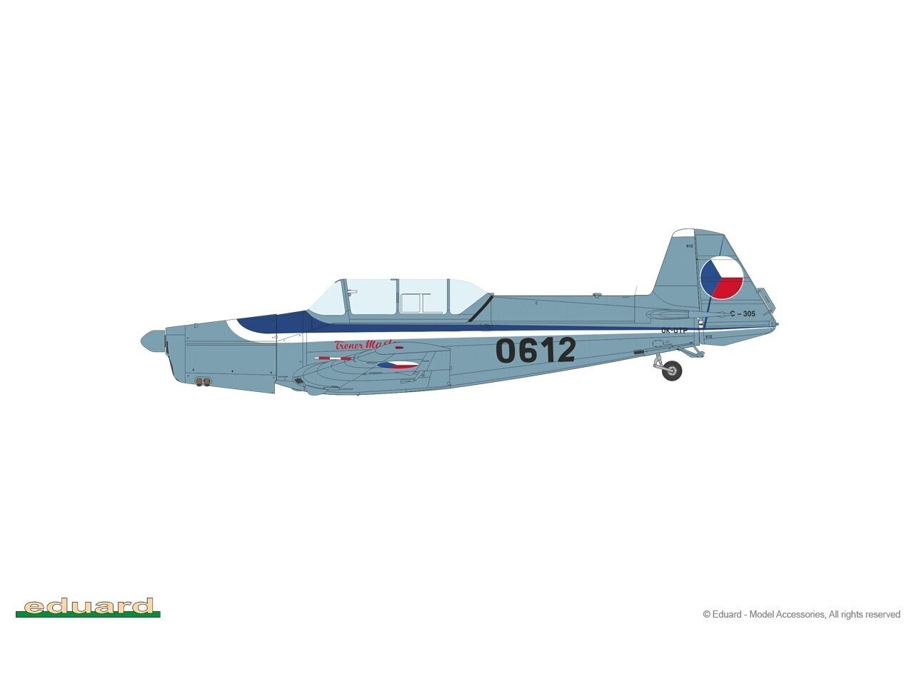 Surenkamas modelis Eduard, Z-326 Trener Master, 1/48, 11167 kaina ir informacija | Konstruktoriai ir kaladėlės | pigu.lt