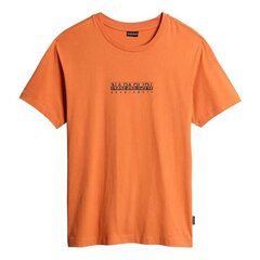 S-BOX SS 3 NAPAPIJRI  for Men's Orange NP0A4GDRAA3 NP0A4GDRAA3 цена и информация | Мужские футболки | pigu.lt
