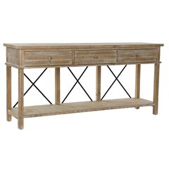 Тумба DKD Home Decor 181 x 45 x 86 cm Ель Натуральный Чёрный Металл цена и информация | Комоды | pigu.lt