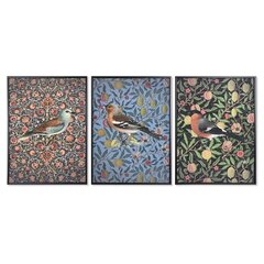 Картина DKD Home Decor птицы, 60 x 4 x 120 см, 3 шт. цена и информация | Репродукции, картины | pigu.lt