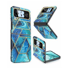 Supcase Cosmo Galaxy Z Flip 4 Marble Blue цена и информация | Чехлы для телефонов | pigu.lt