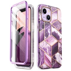 Supcase Cosmo iPhone 13/14 Marble Purple kaina ir informacija | Telefono dėklai | pigu.lt