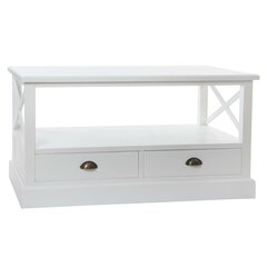 Centrinis stalas DKD Home Decor Balta Medžio (108 x 48 x 56,5 cm) kaina ir informacija | Kavos staliukai | pigu.lt