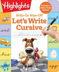 Write-On Wipe-Off: Let's Write Cursive kaina ir informacija | Knygos vaikams | pigu.lt