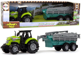 Žaislinis traktorius su prikabinamu purkštuvu kaina ir informacija | Žaislai berniukams | pigu.lt