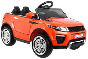 Vienvietis elektromobilis Rapid Racer, oranžinis kaina ir informacija | Elektromobiliai vaikams | pigu.lt