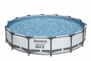 Karkasinis baseinas Bestway Steel Pro Max, 427x84 cm, su filtru kaina ir informacija | Baseinai | pigu.lt