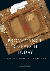 Provenance Research Today: Principles, Practice, Problems цена и информация | Книги об искусстве | pigu.lt