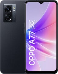 Oppo A77 5G 4/64GB Black цена и информация | Мобильные телефоны | pigu.lt