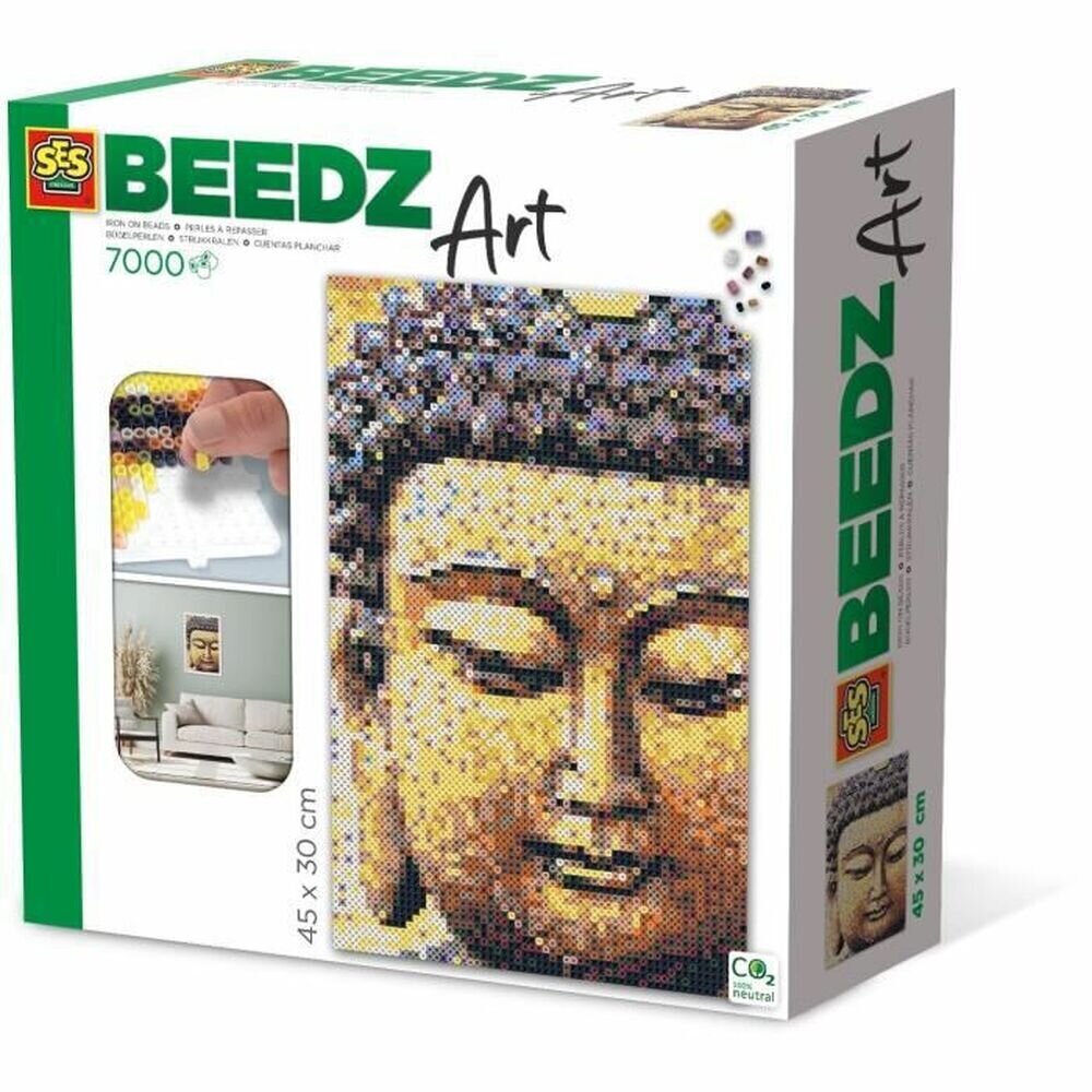 Dėlionė SES Creative Beedz Art Buda 7000 d. kaina ir informacija | Dėlionės (puzzle) | pigu.lt
