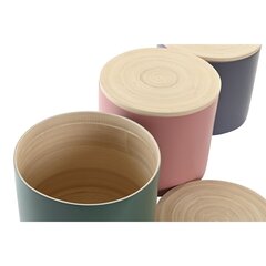 DKD Home Decor indeliai, 3 vnt., 2,6 L., 18 x 18 x 16 cm kaina ir informacija | Indai, lėkštės, pietų servizai | pigu.lt