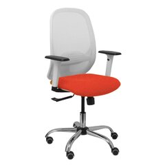Biuro kėdė P&C 354CRRP, balta, tamsiai oranžinė kaina ir informacija | Biuro kėdės | pigu.lt