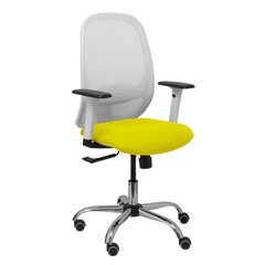 Biuro kėdė P&C 354CRRP, balta, geltona kaina ir informacija | Biuro kėdės | pigu.lt