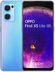 Oppo Find X5 Lite 5G 8/256GB Startrails Blue kaina ir informacija | Mobilieji telefonai | pigu.lt