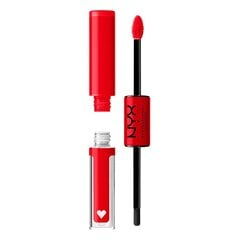 Blizgantys lūpų dažai NYX Shine Loud rebel in red, 3.4 ml kaina ir informacija | Lūpų dažai, blizgiai, balzamai, vazelinai | pigu.lt