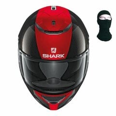 Viso veido šalmas Shark Helmets Spartan Raudona Juoda Motociklas цена и информация | Шлемы для мотоциклистов | pigu.lt