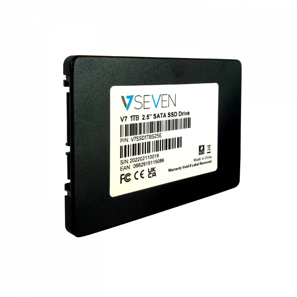 V7 V7SSD1TBS25E, 1000 GB kaina ir informacija | Išoriniai kietieji diskai (SSD, HDD) | pigu.lt