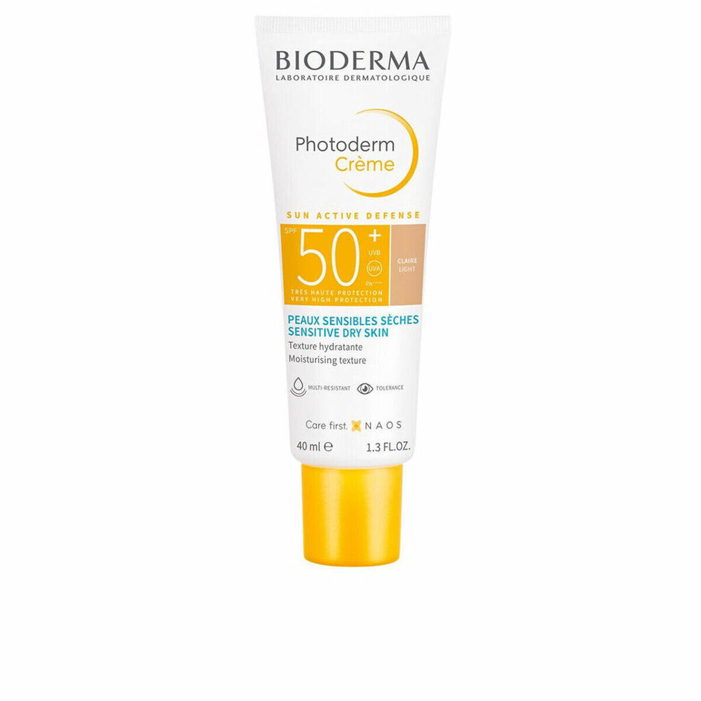 Apsauginis kremas nuo saulės su spalva Bioderma Photoderm SPF 50+, 40 ml kaina ir informacija | Kremai nuo saulės | pigu.lt