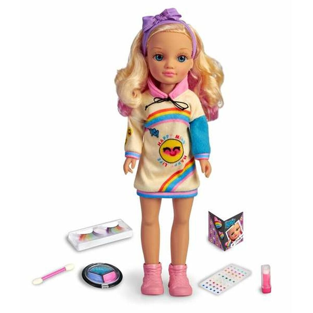 Lėlė Famosa Nancy Rainbow Makeup, 43 cm kaina ir informacija | Žaislai mergaitėms | pigu.lt