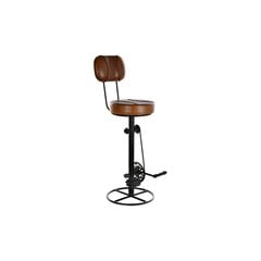 Baro kėdė DKD Home Decor, juoda/ruda kaina ir informacija | Virtuvės ir valgomojo kėdės | pigu.lt