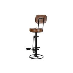 Baro kėdė DKD Home Decor, juoda/ruda kaina ir informacija | Virtuvės ir valgomojo kėdės | pigu.lt