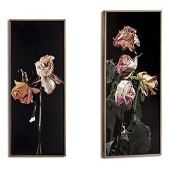 Dekoratyvinis paveikslas su gėlėmis, 21,2 x 2 x 51,2 cm kaina ir informacija | Reprodukcijos, paveikslai | pigu.lt