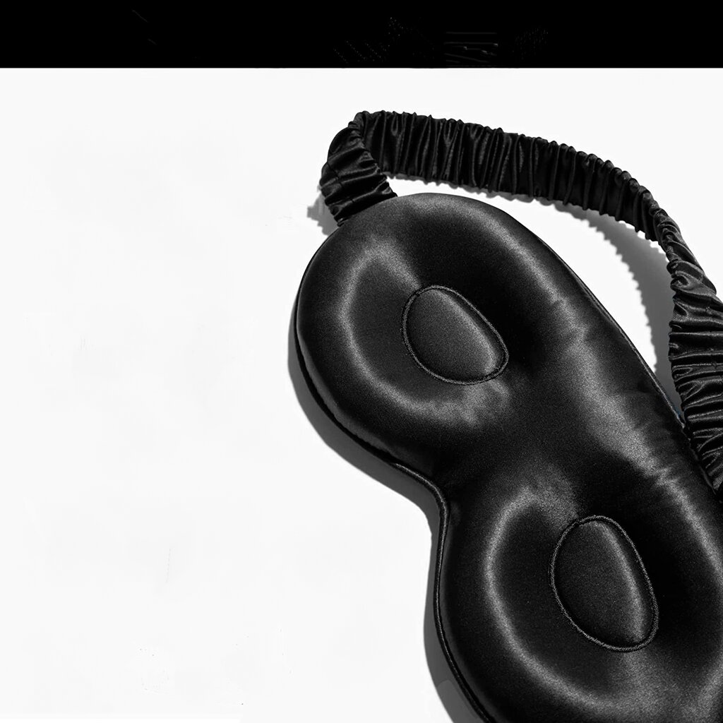 Miego kaukė A&A 3D Premium šilkas iš abiejų pusių kaina ir informacija | Veido kaukės, paakių kaukės | pigu.lt