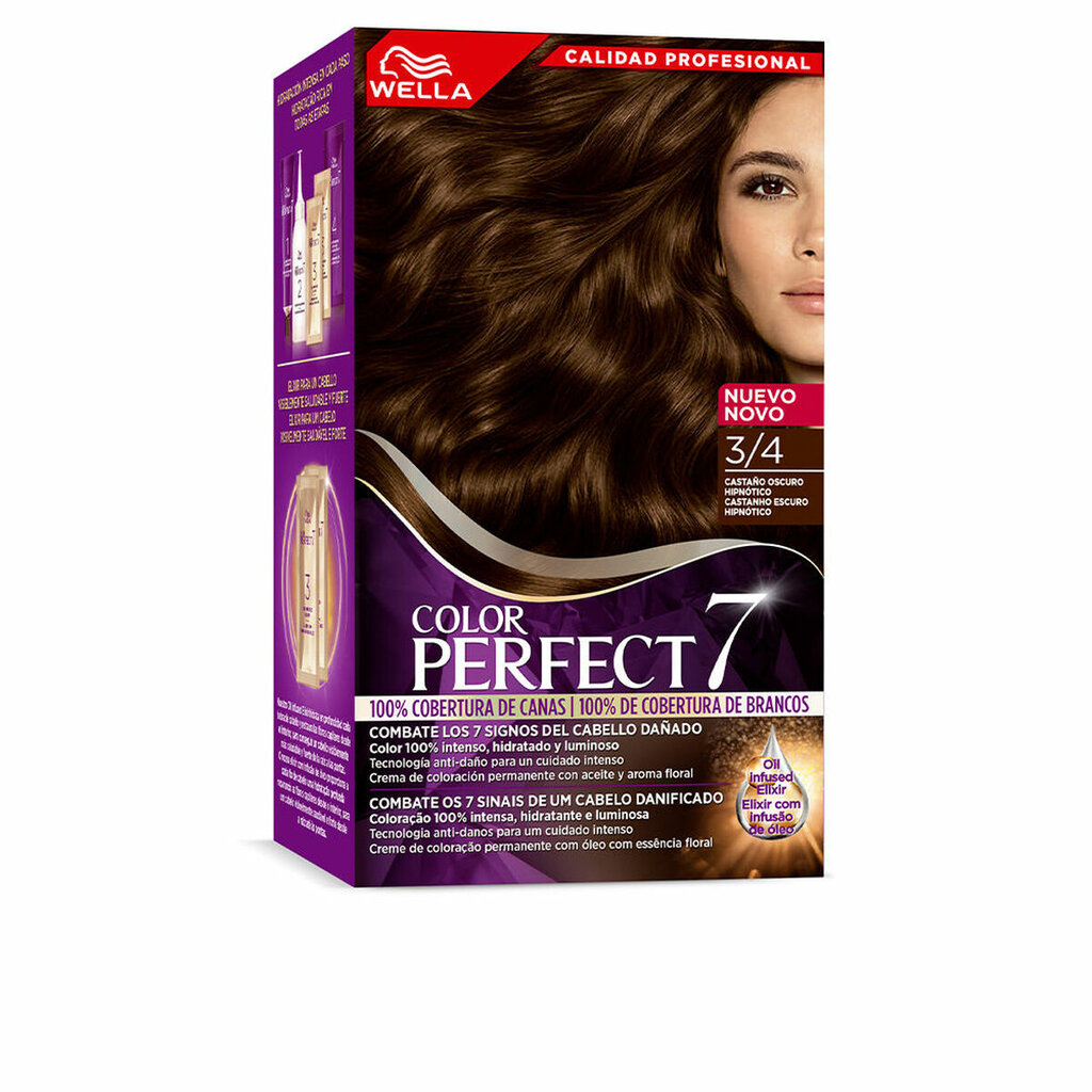 Постоянная краска Wella Color Perfect 7 Nº 3/4 цена | pigu.lt