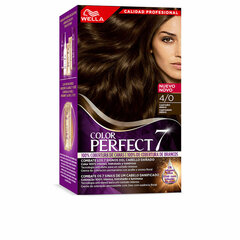 Ilgalaikiai dažai Wella Color Perfect 7 Nº 4/0, 60 ml kaina ir informacija | Plaukų dažai | pigu.lt