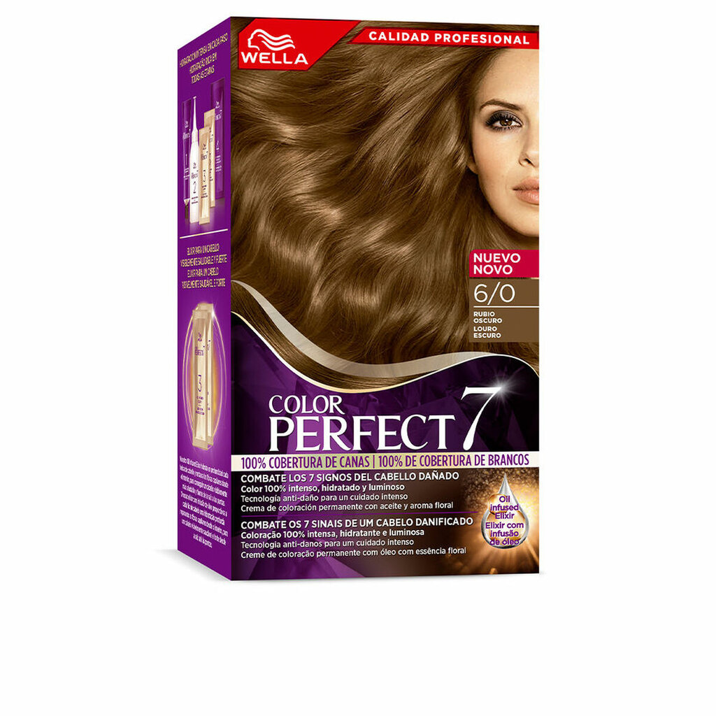 Постоянная краска Wella Color Perfect 7 Nº 6/0 цена | pigu.lt