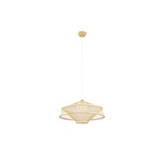 Потолочный светильник DKD Home Decor Натуральный Железо 50 W джут (48 x 48 x 59 cm) цена и информация | Люстры | pigu.lt