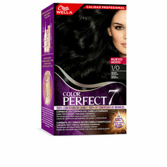 Перманентный крем-краска Wella Color Pefect 7 1/0-negro infinito цена и информация | Краска для волос | pigu.lt