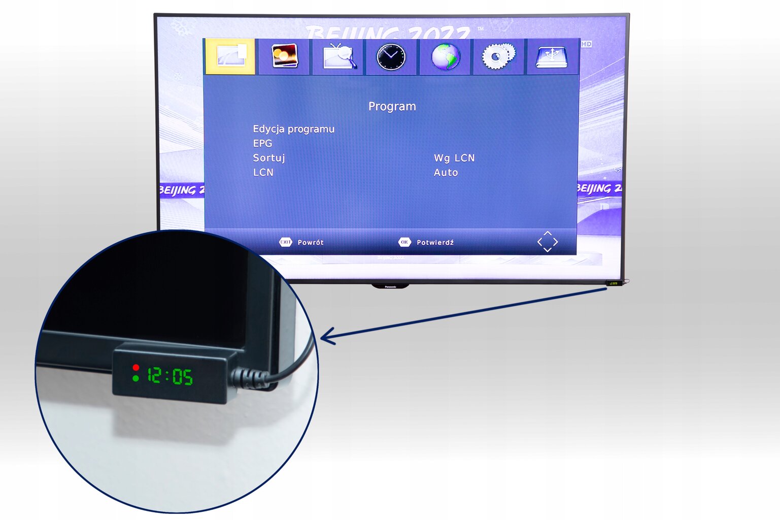Televizijos imtuvas Imtuvas dekoderis skaitmeninis TV HD DVB-T2 HDMI H.265  HEVC kaina | pigu.lt