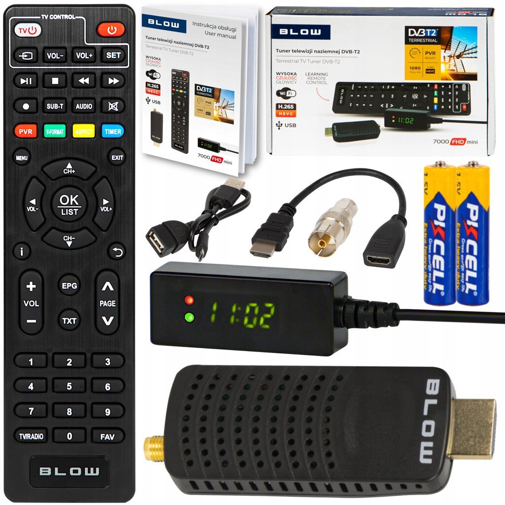 Televizijos imtuvas Imtuvas dekoderis skaitmeninis TV HD DVB-T2 HDMI H.265  HEVC kaina | pigu.lt