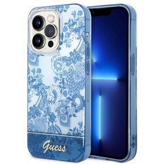 Guess GUHCP14LHGPLHB iPhone 14 Pro blue kaina ir informacija | Telefono dėklai | pigu.lt